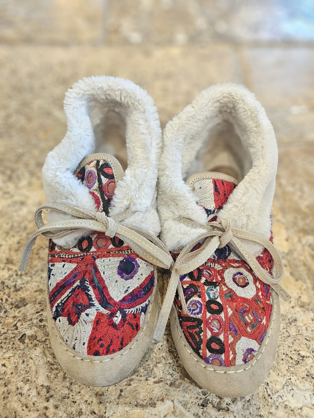 Anthropologie Patchwork Mocassins